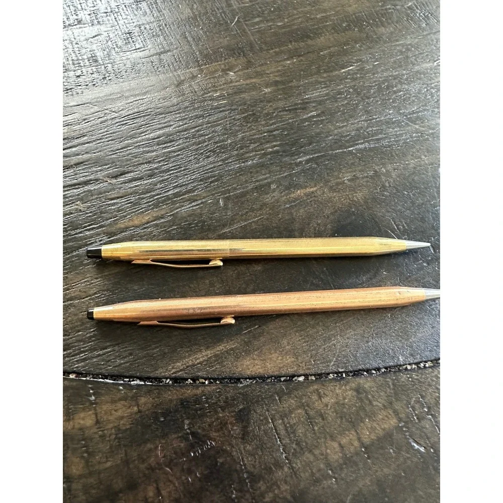 Vintage Cross Classic Century 1/20 12KT Gold Filled Pen Pencil Set USA GUC